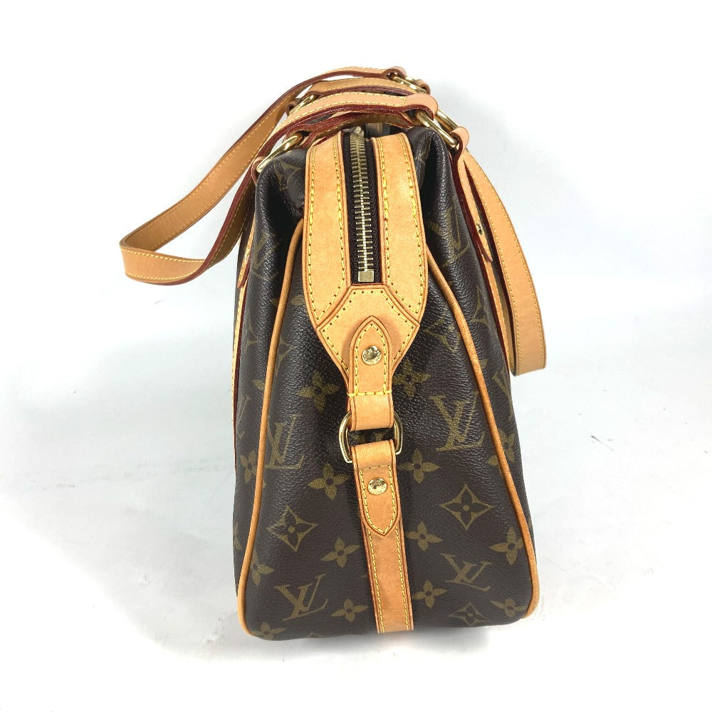 Louis Vuitton M51186 Stresa PM Monogram Canvas Brown Shoulder Bag