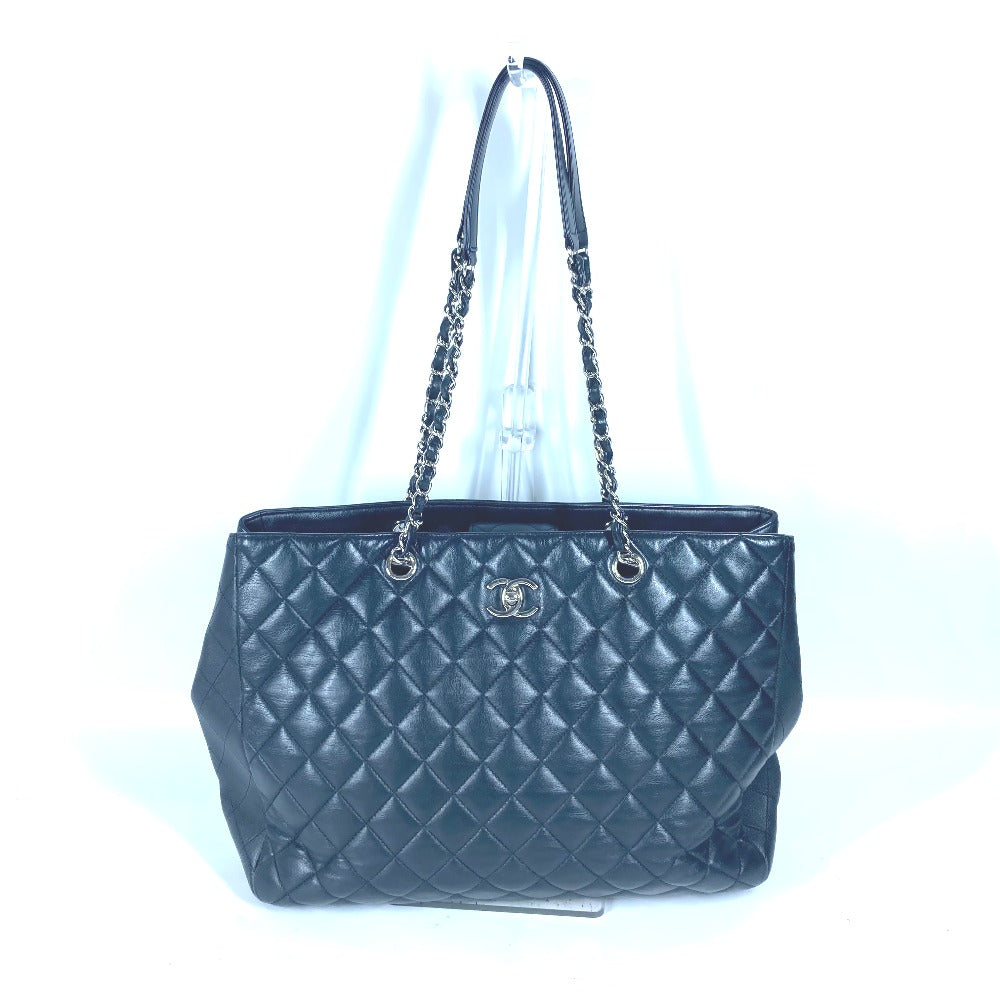 Chanel lambskin CC COCO Mark Matelasse Quilting Black Shoulder Bag