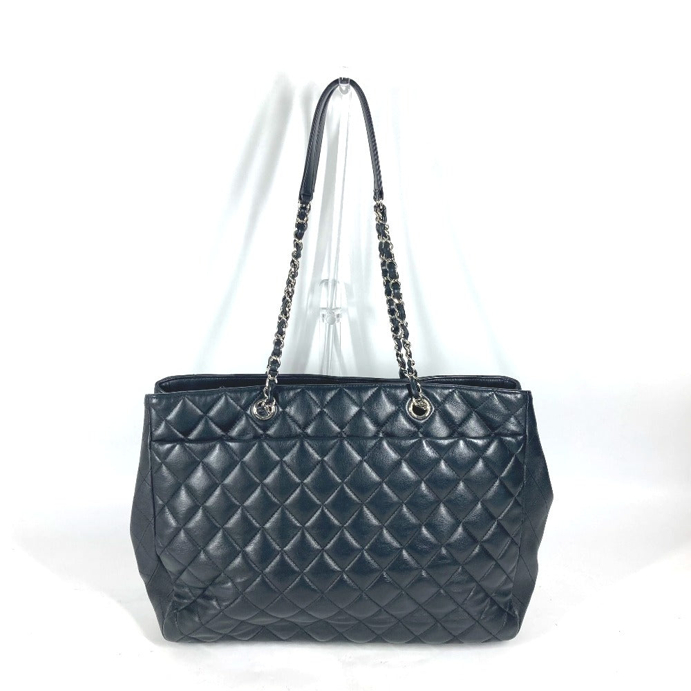 Chanel lambskin CC COCO Mark Matelasse Quilting Black Shoulder Bag