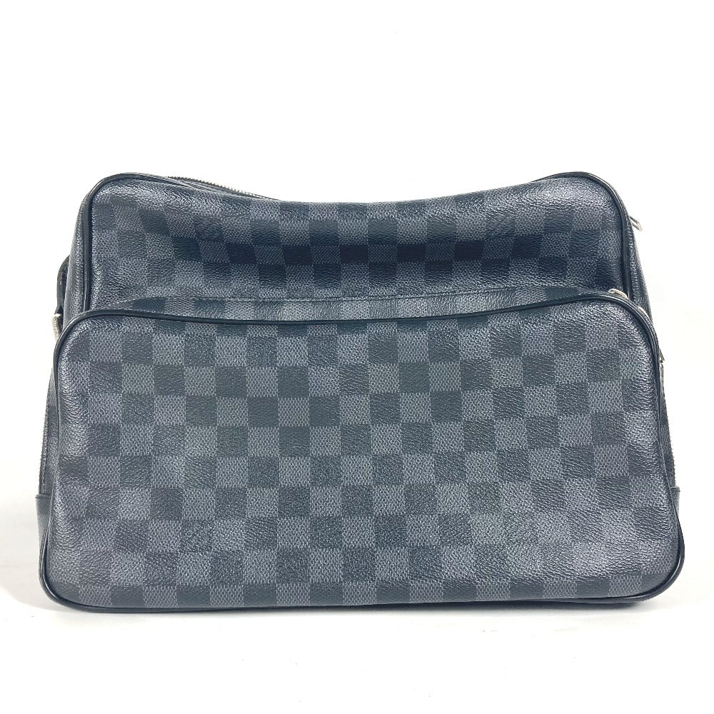Louis Vuitton N45252 Damier Grafitto Damier Grafitte Canvas Black Shoulder Bag