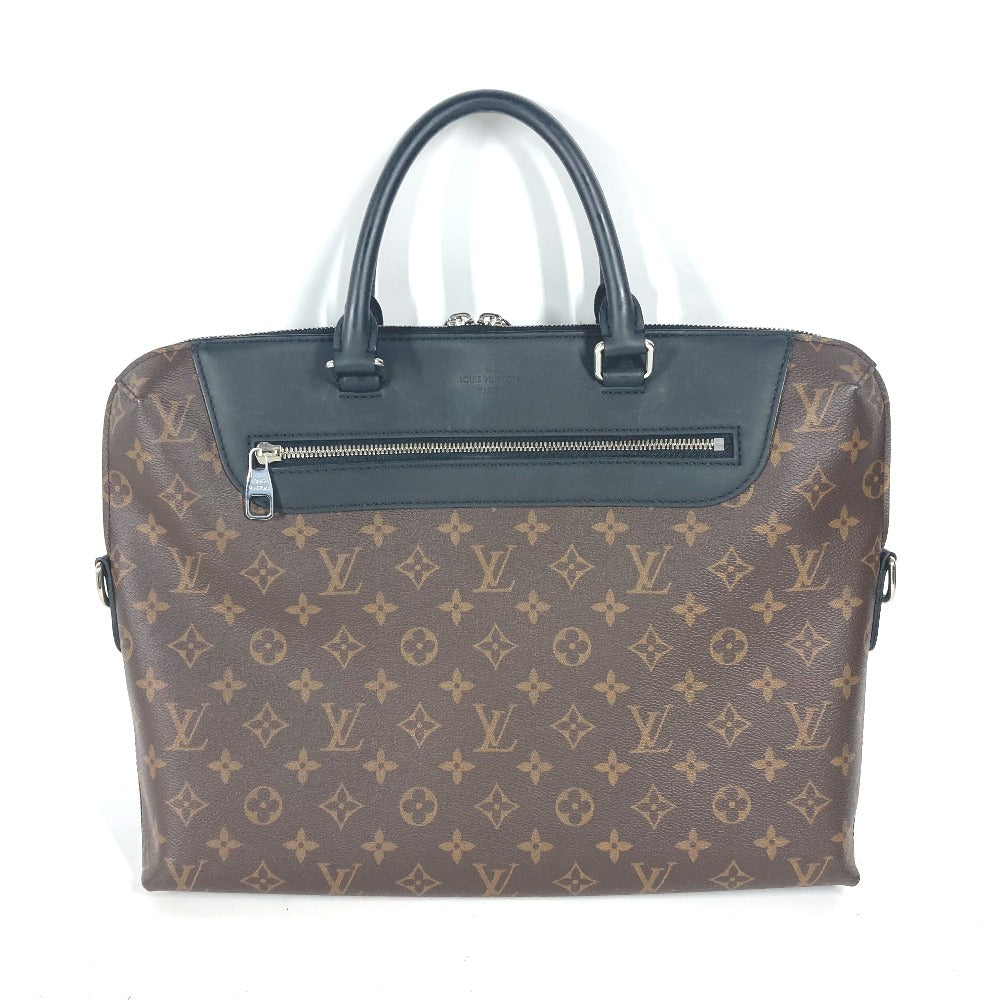 Louis Vuitton Business M54019 macacer Porto Monogram Canvas Brown Handbag