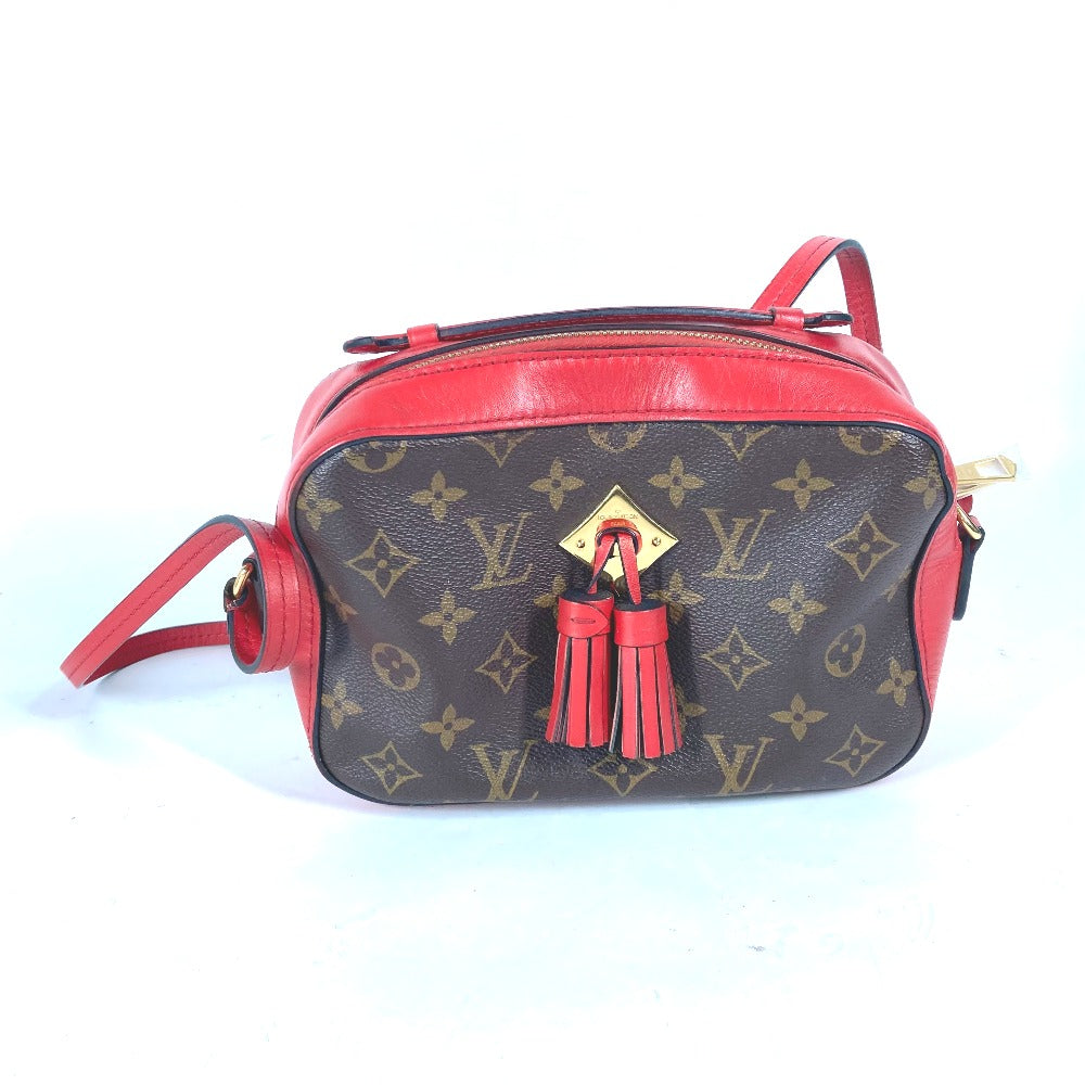 Louis Vuitton M43556 Saintonge Monogram Canvas Red Shoulder Bag