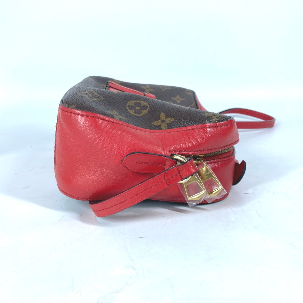 Louis Vuitton M43556 Saintonge Monogram Canvas Red Shoulder Bag
