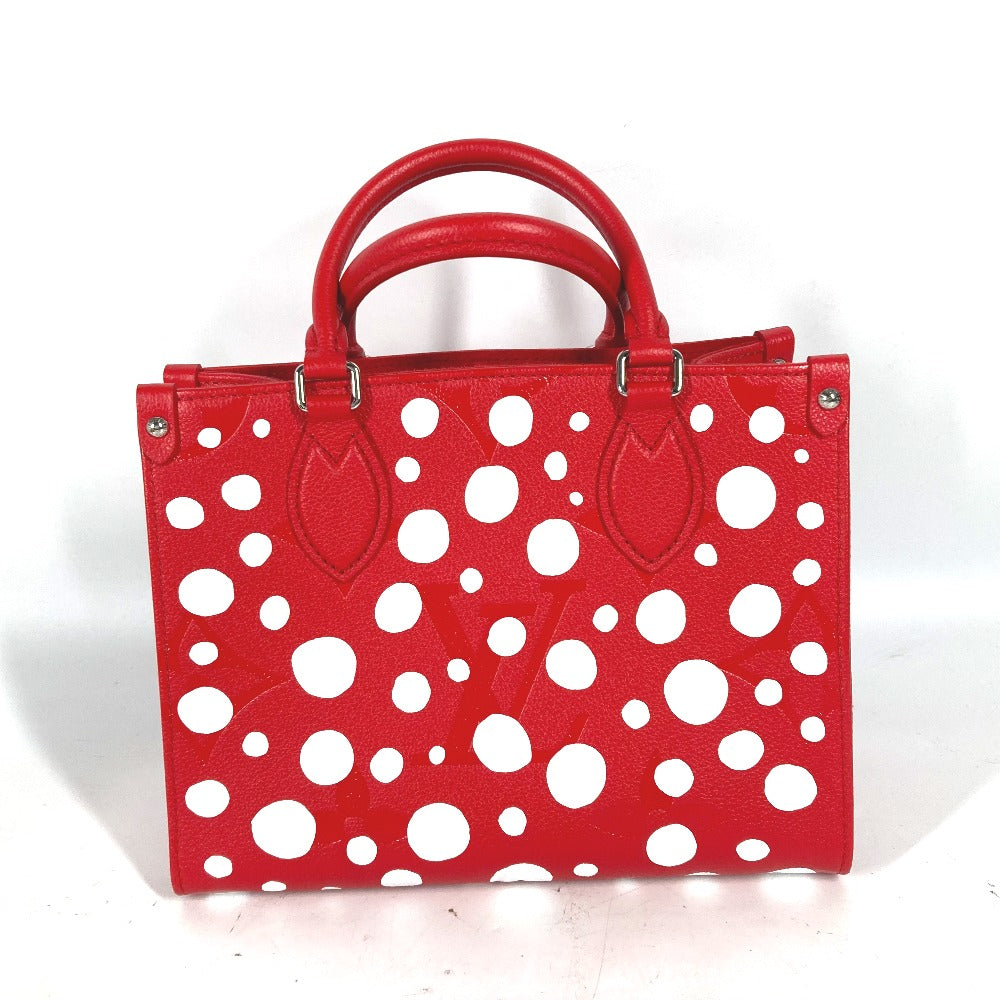 Louis Vuitton M46412 Ann Platt Kusama Yayoi Monogram Leather Red Handbag