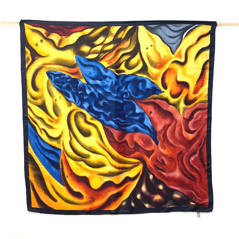 Louis Vuitton scarf silk Sandro Chia Black