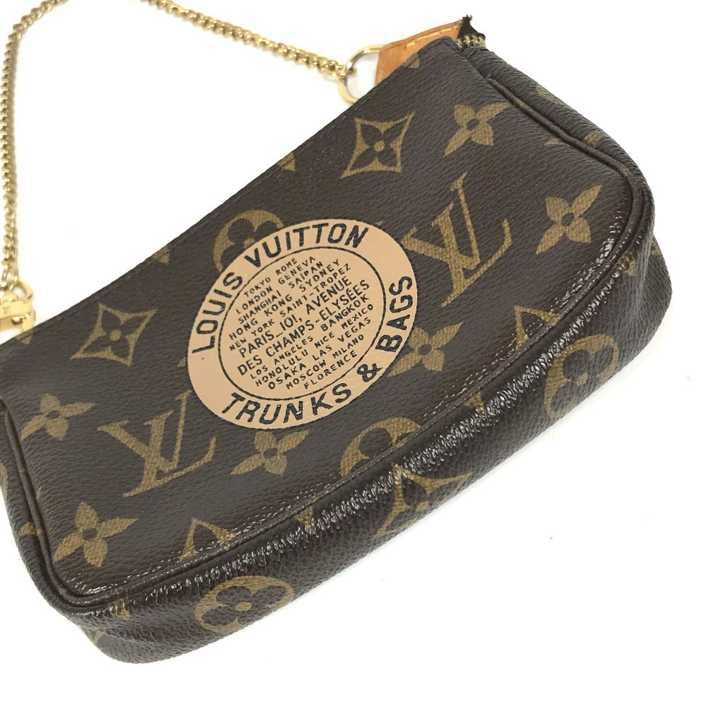 Louis Vuitton M60153 Pochette Accessoires T&B Monogram Canvas Brown Mini Clutch Bag