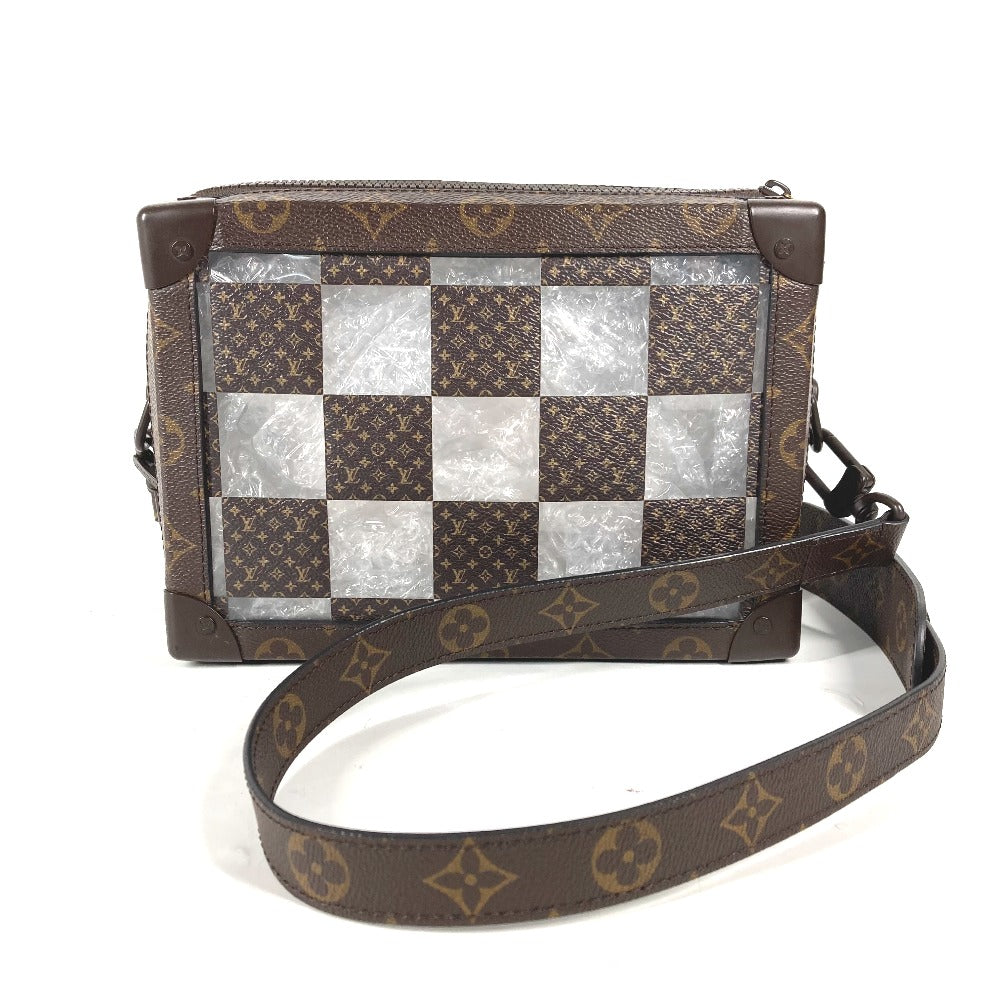 Louis Vuitton M20871 PVC chess Slim soft Monogram Canvas Brown Shoulder Bag