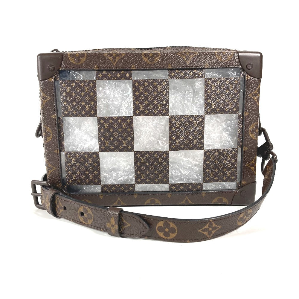 Louis Vuitton M20871 PVC chess Slim soft Monogram Canvas Brown Shoulder Bag