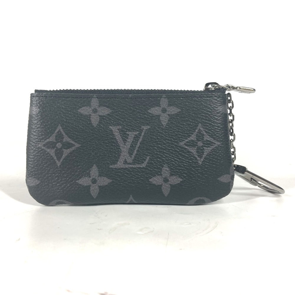 Louis Vuitton Coin M80905 Eclipse Pochette Monogram Canvas Black Clutch Bag