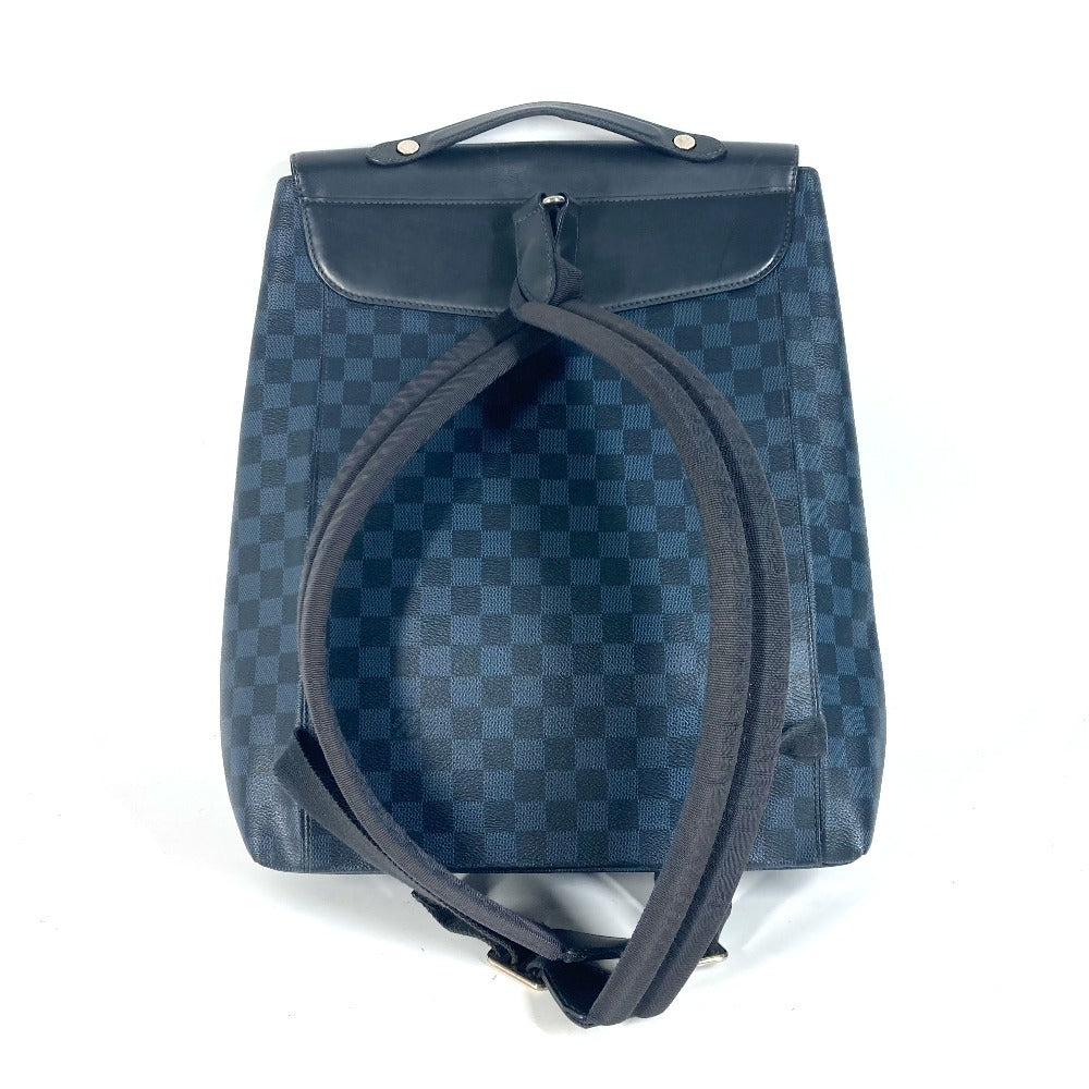 Louis Vuitton Backpack N41586 Damier Cobalt Damier Canvas Navy