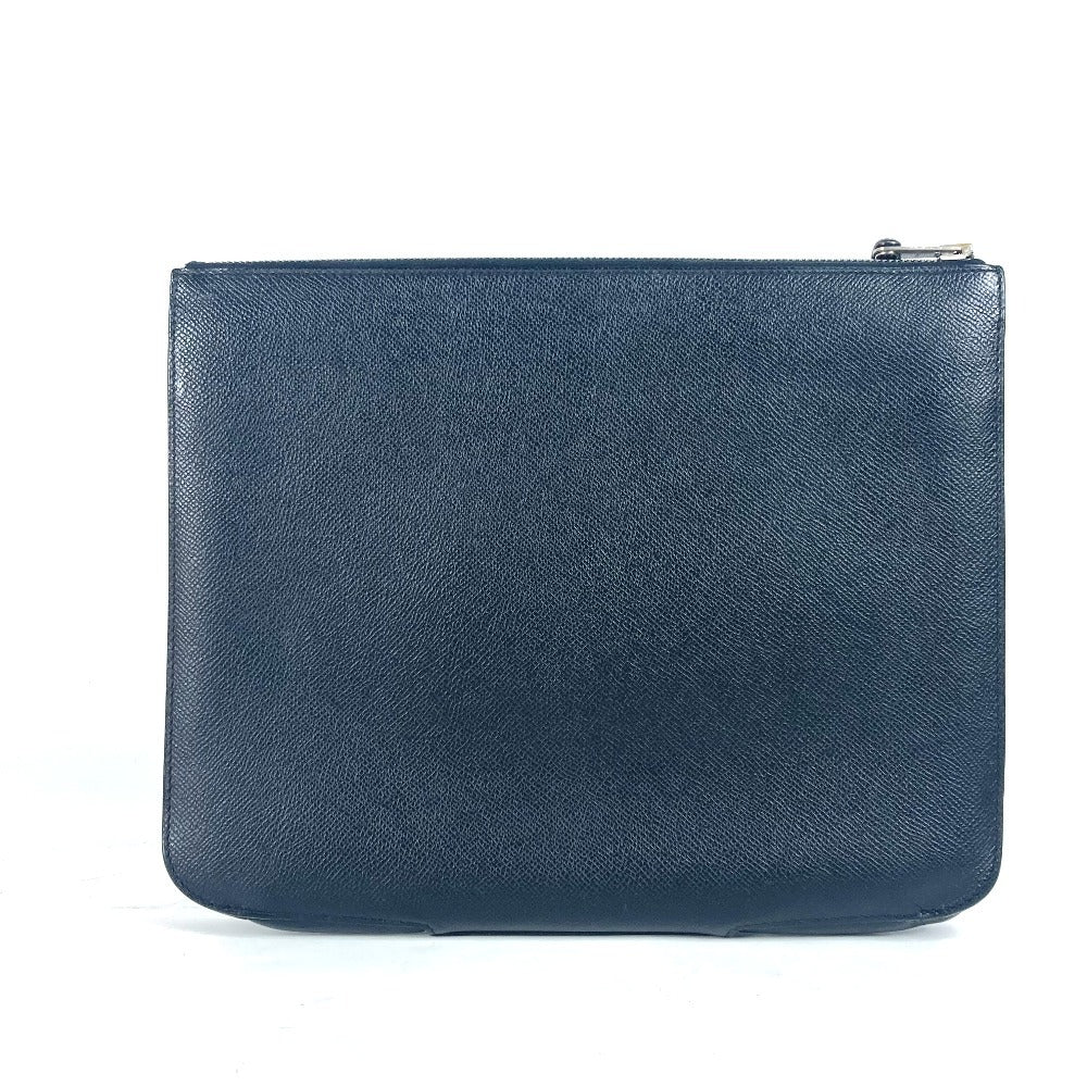 Hermes Clutch Bag Epsom City Hall Business Bag Pm Black Logo