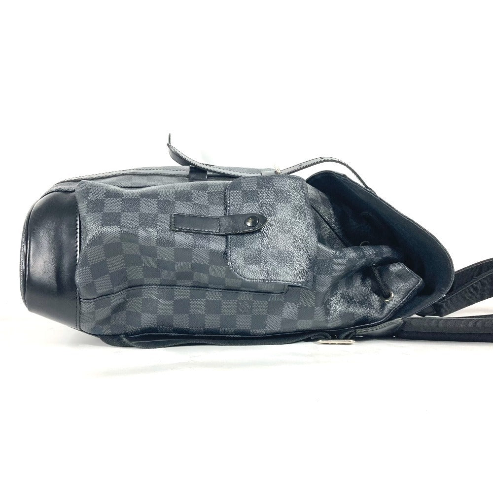 Louis Vuitton Backpack N41379 Damier Grafitto Damier Canvas Black