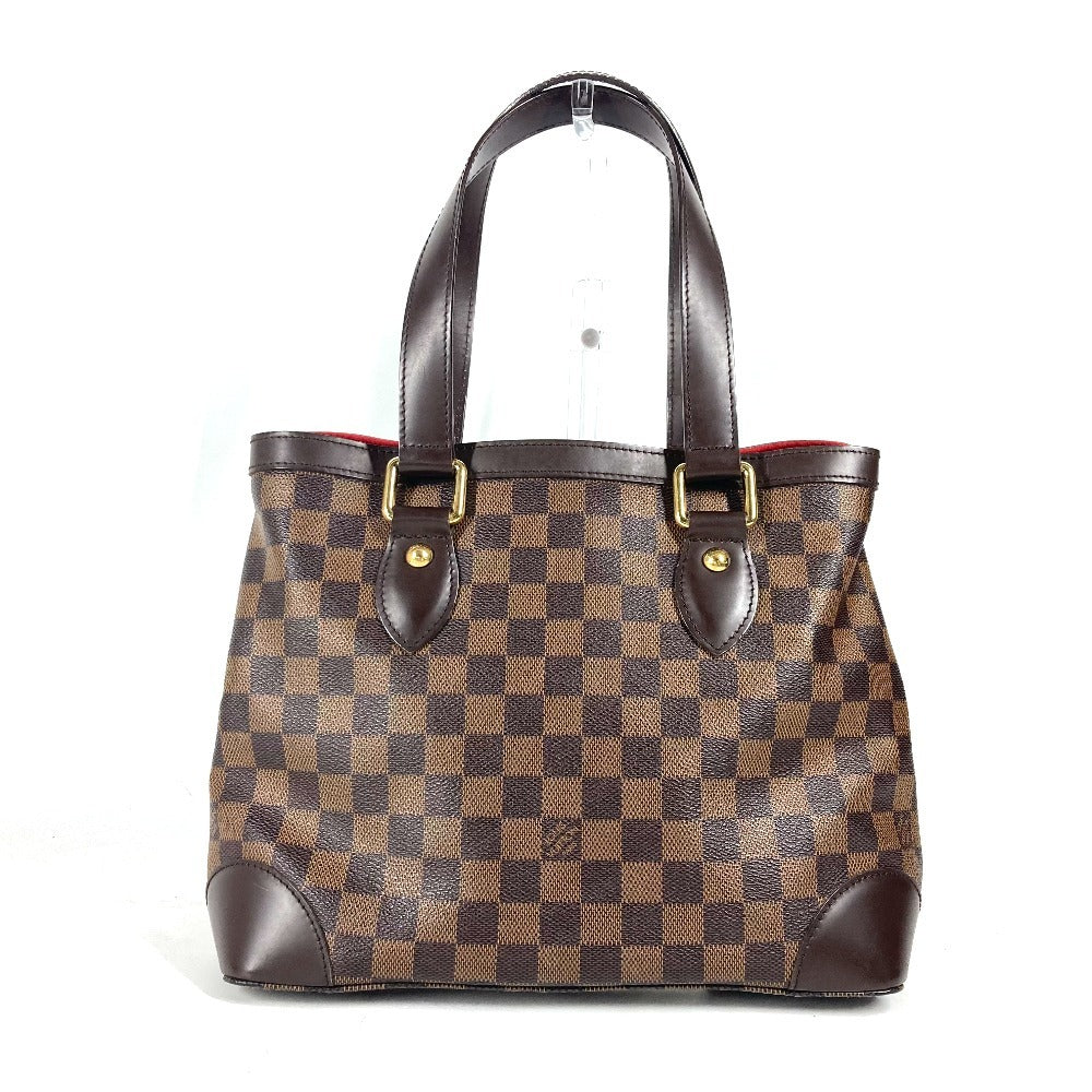 Louis Vuitton N51205 Damier HamsteadPM Canvas Brown Tote Bag