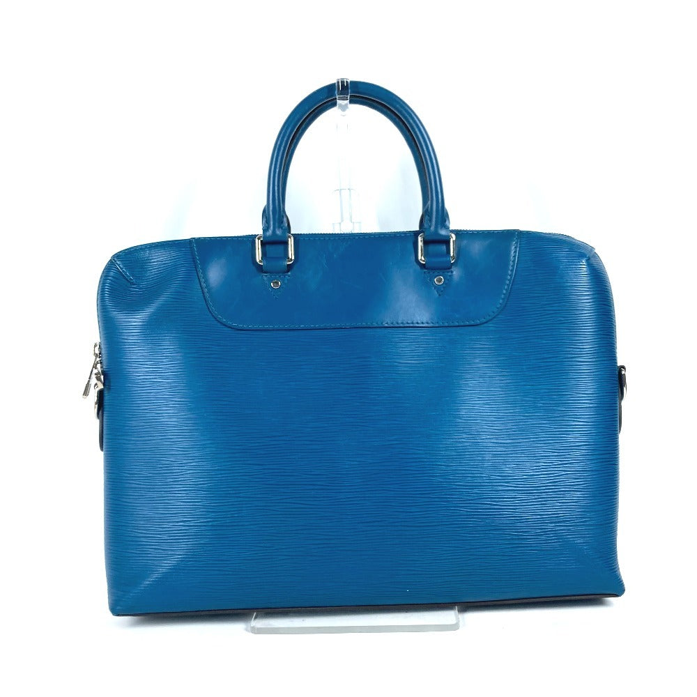 Louis Vuitton Business M50165 Epi Porte Leather Blue Handbag