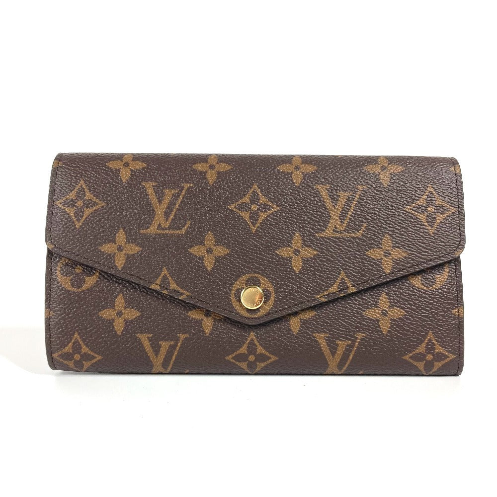 Louis Vuitton Long Purse M83580 Portefeuille ESarah Monogram Canvas Brown Wallet Case