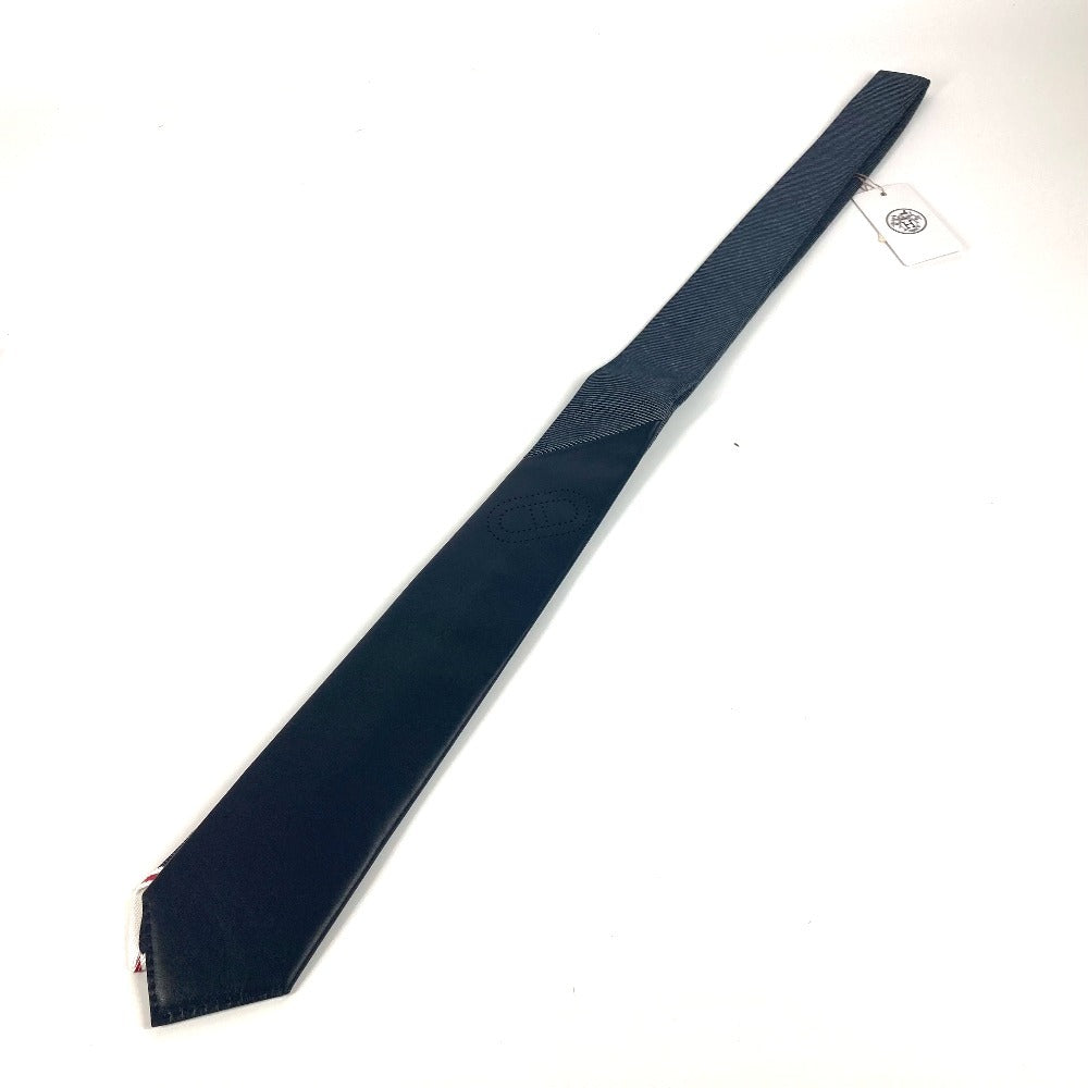 Tie Cotton, Navy Maillon Tie With Details Leather Denim Travel Bag