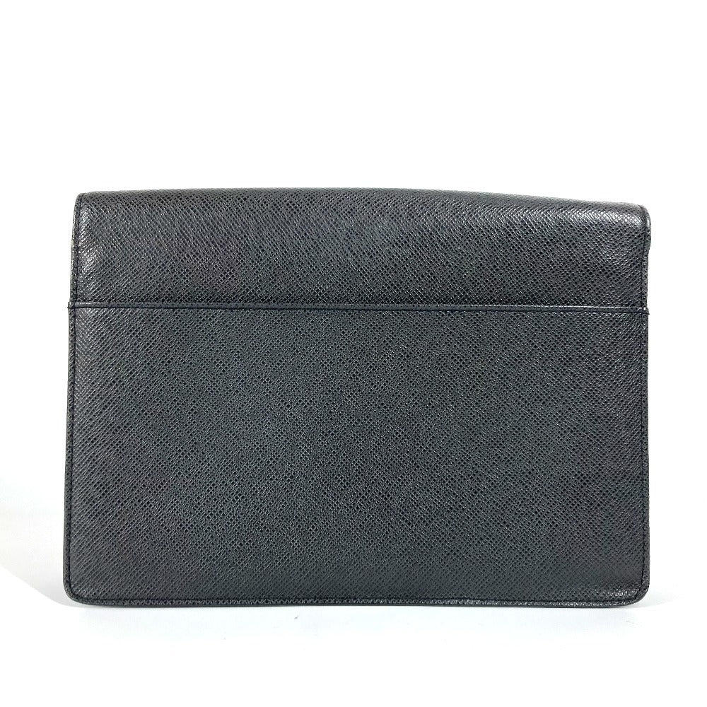 Louis Vuitton business M30782 Taiga Selenga Leather Black Handbag G 2