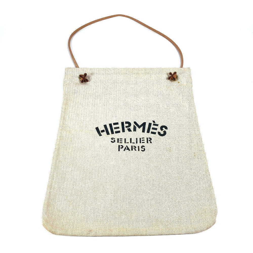 Shoulder Bag Cotton Sac Aline Gm Unisex(Unisex) White