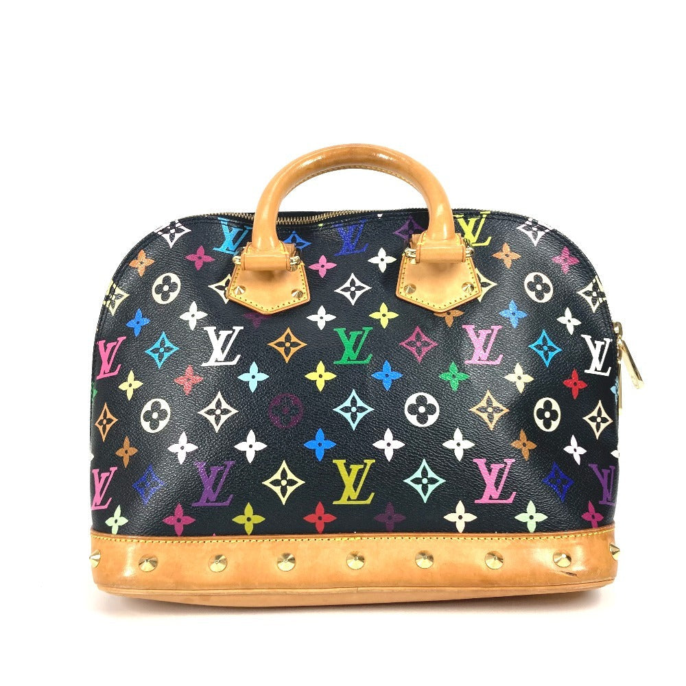 Louis Vuitton M40444 @ Alma PM Monogram Canvas Black Multicolor Handbag