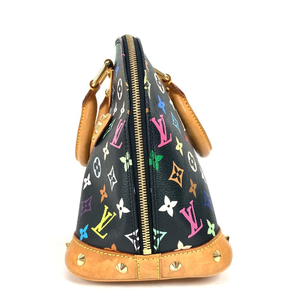 Louis Vuitton M40444 @ Alma PM Monogram Canvas Black Multicolor Handbag