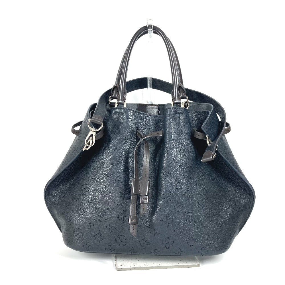 Louis Vuitton M54402 mahina Giroratta Monogram Leather Black Tote Bag