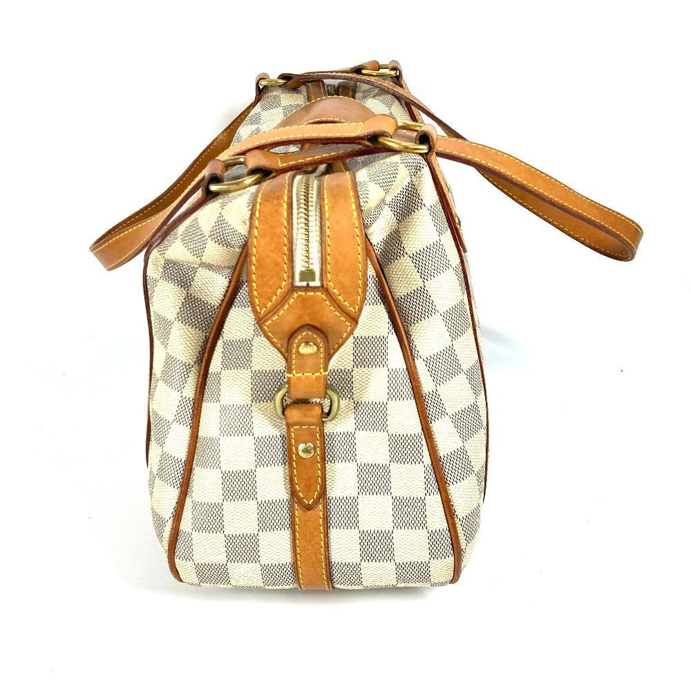 Louis Vuitton N42220 Damier Azur Damier Azur Canvas White Shoulder Bag