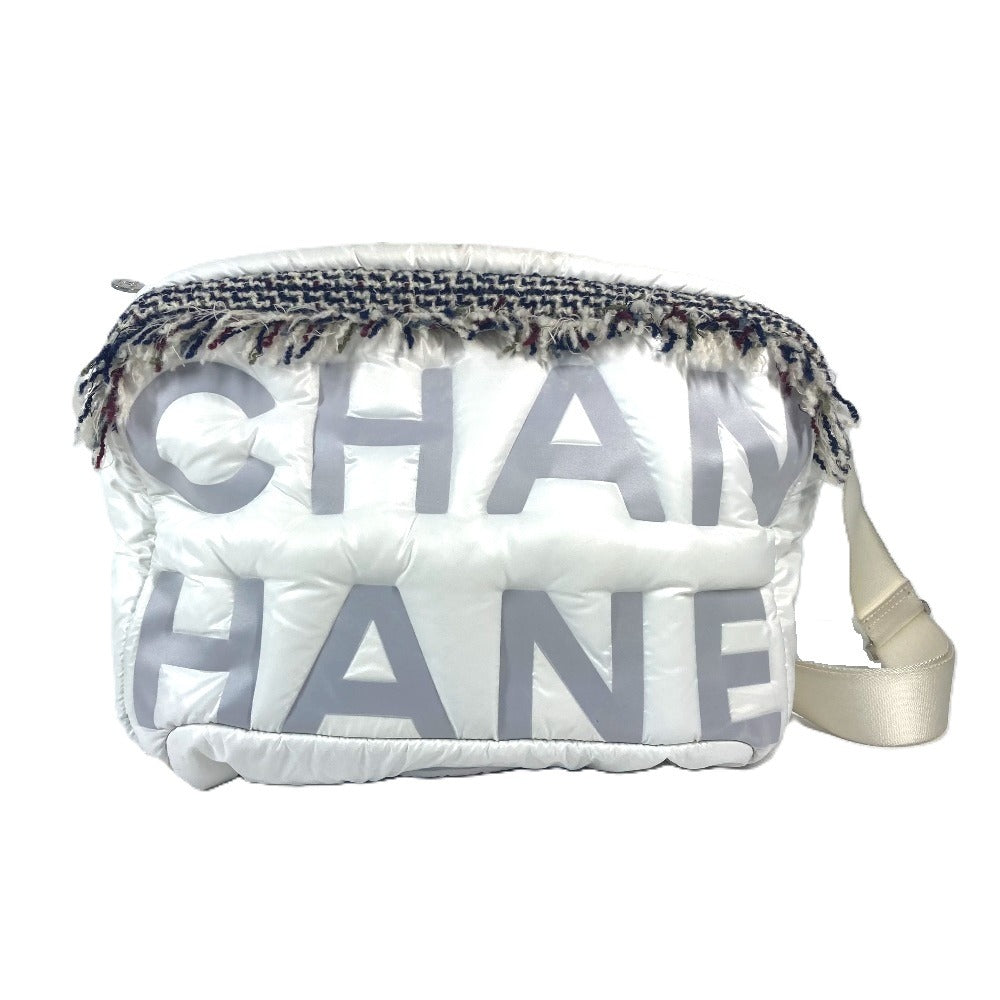 Chanel Nylon coconeige fringe Coconage CC Coco White Jewelry