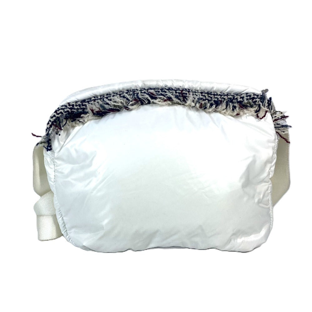 Chanel Nylon coconeige fringe Coconage CC Coco White Jewelry