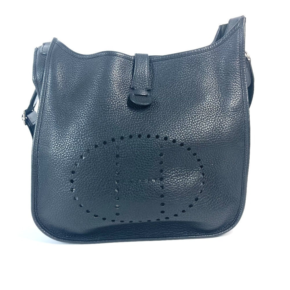 Shoulder Bag Taurillon Clemence Evelyn Gm Mens Black