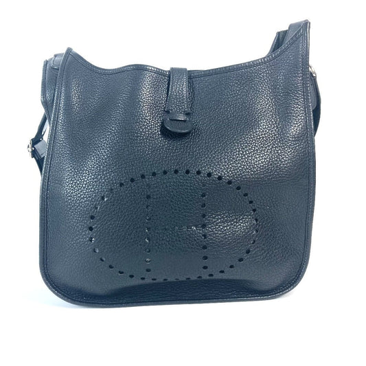 Shoulder Bag Taurillon Clemence Evelyn Gm Mens Black