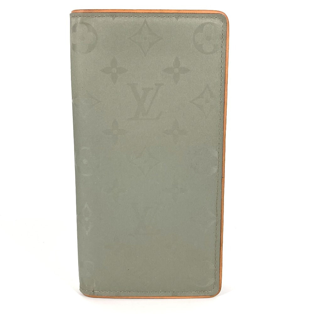 Louis Vuitton Long Purse M63236 Titanium Monogram Canvas Gray Wallet Case