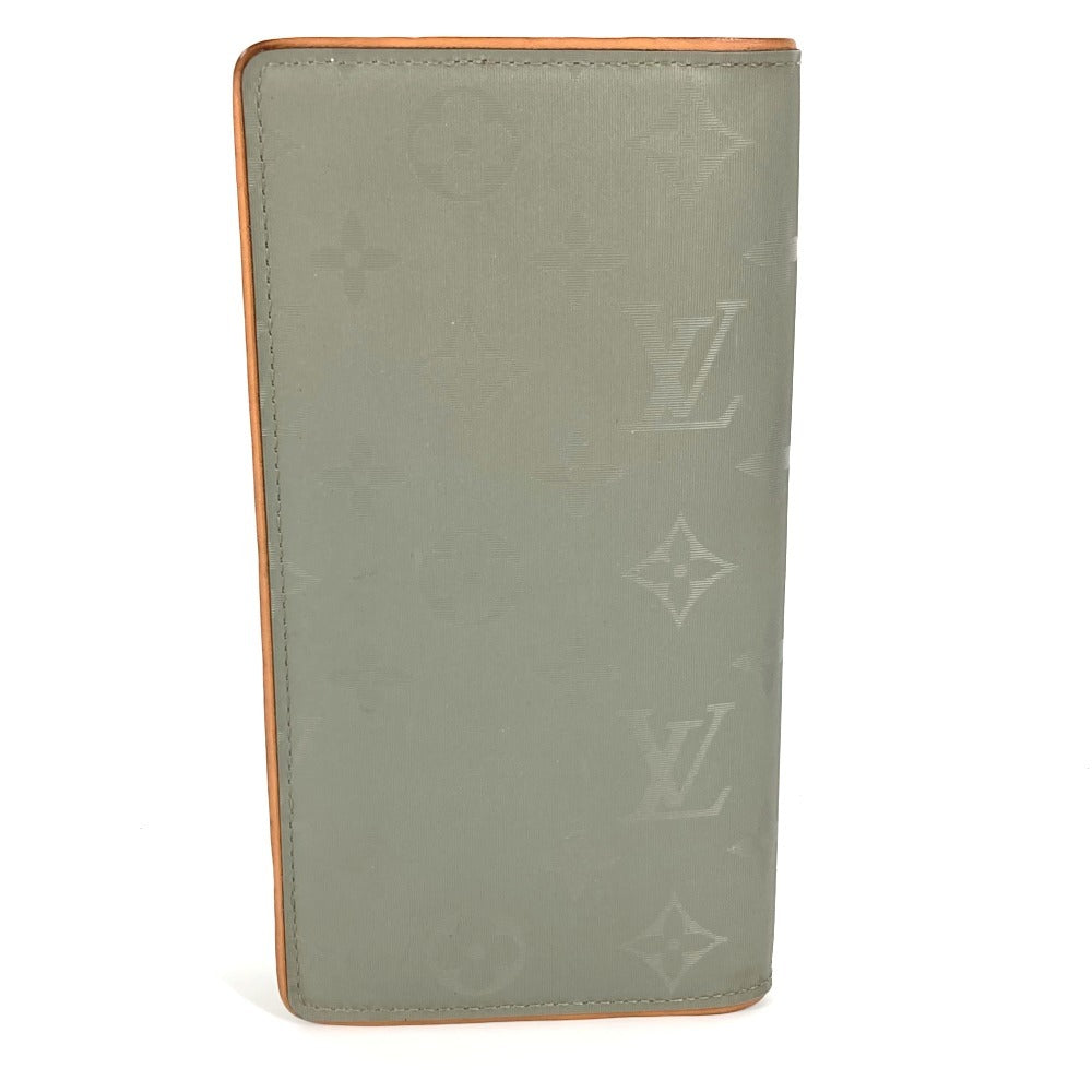 Louis Vuitton Long Purse M63236 Titanium Monogram Canvas Gray Wallet Case