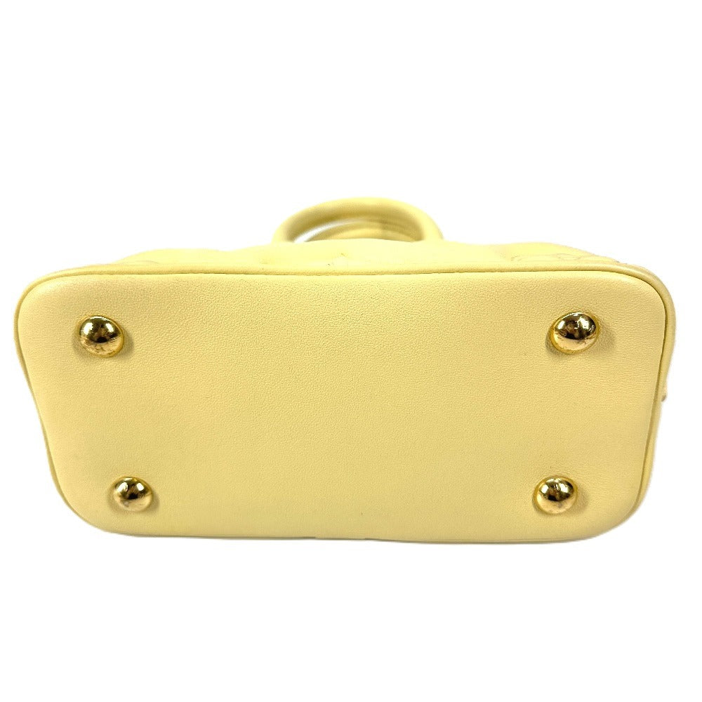 Louis Vuitton M59821 yellow Soft Bubble Gram Leather Shoulder Bag