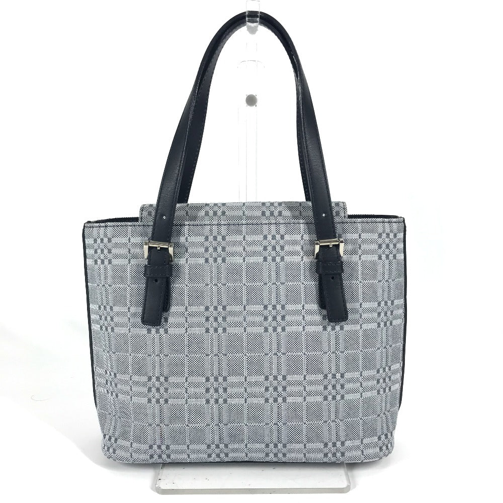 Burberry G 250425 11 Leather Canvas Navy Travel Bag