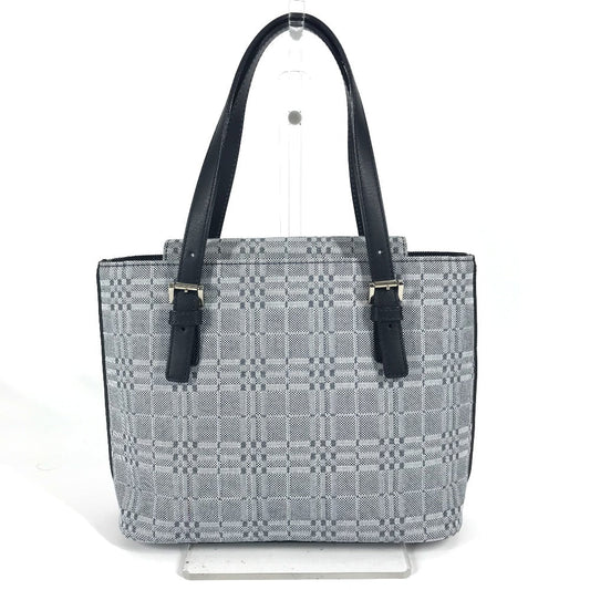Burberry G 250425 11 Leather Canvas Navy Travel Bag