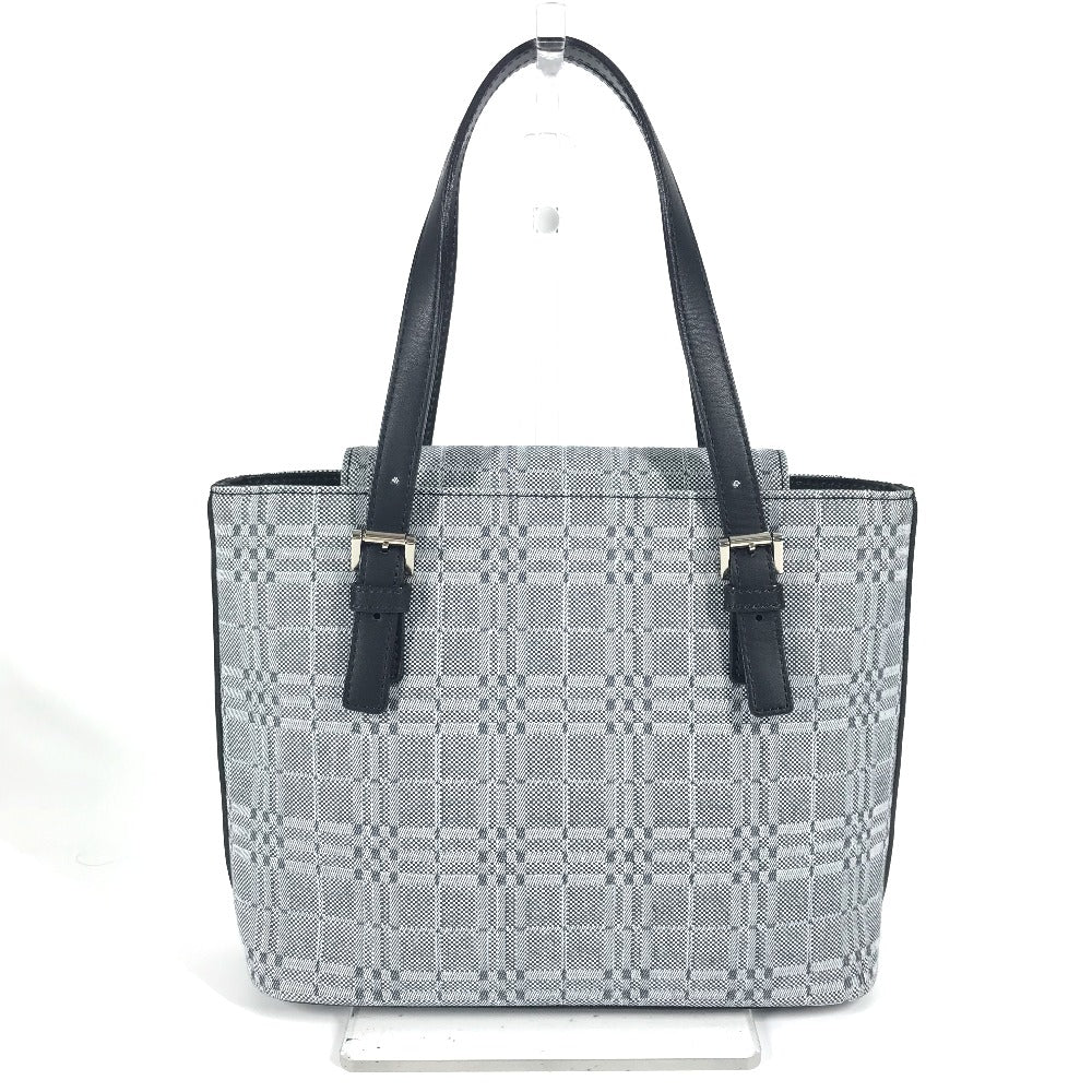 Burberry G 250425 11 Leather Canvas Navy Travel Bag