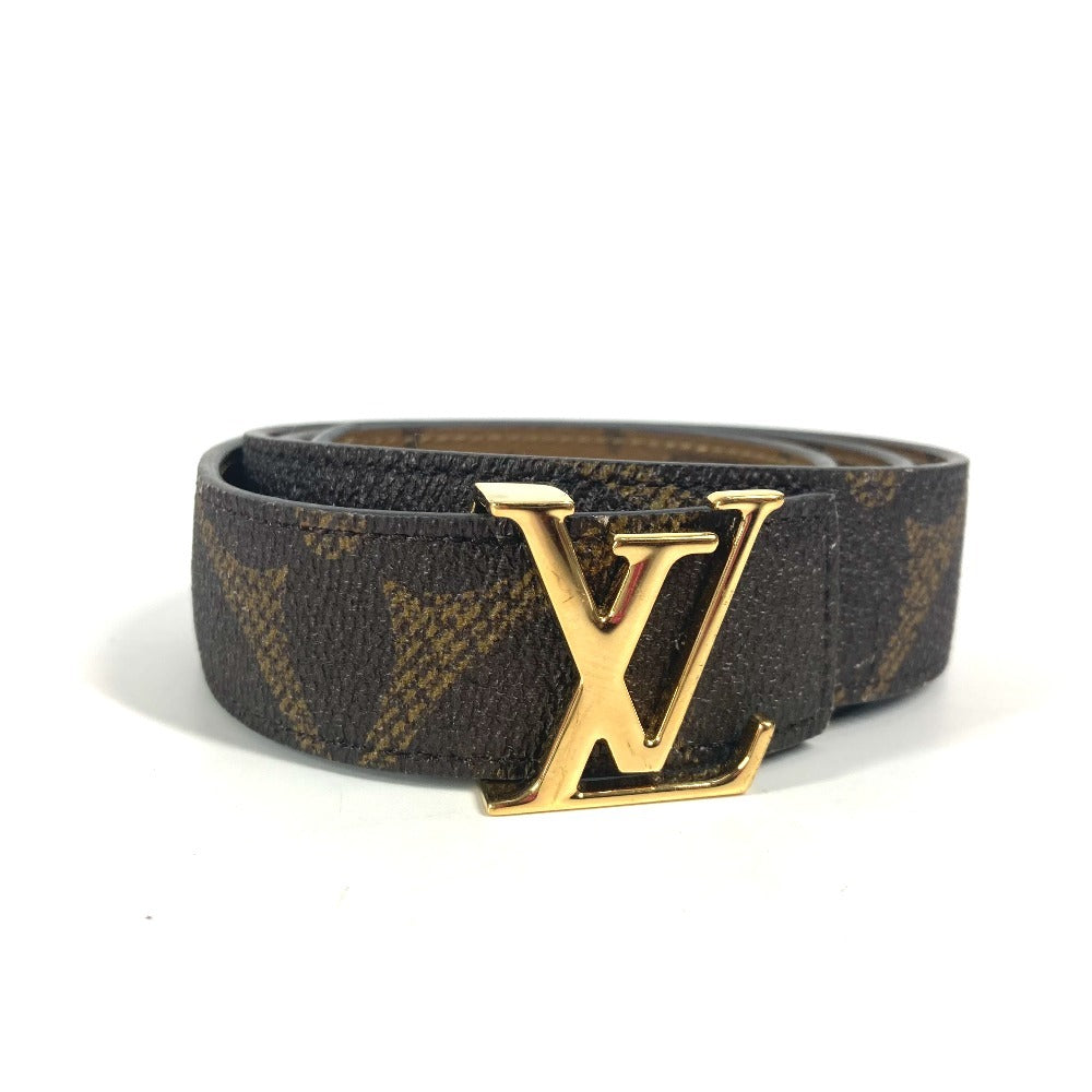 Louis Vuitton M0149 reverse Santur Iconic Monogram Canvas Brown Belt