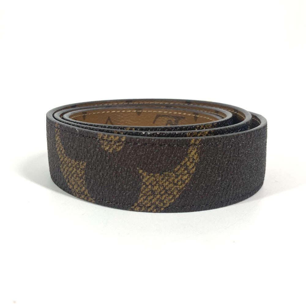 Louis Vuitton M0149 reverse Santur Iconic Monogram Canvas Brown Belt
