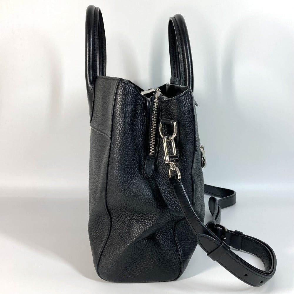 Louis Vuitton M55732 Taurillon Clemence Taurillon Clemence Leather Black Tote Bag