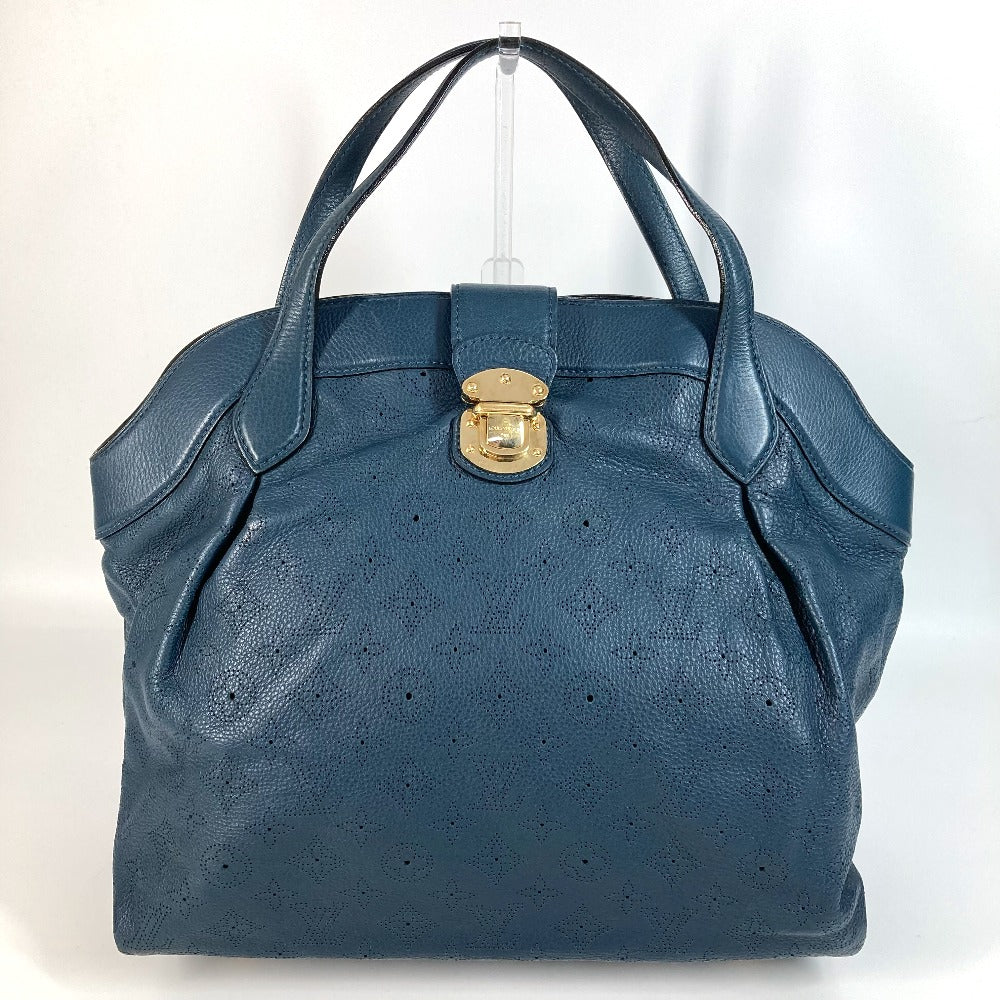 Louis Vuitton M97061 Ann Platt Ann Platt Monogram Leather Blue Handbag