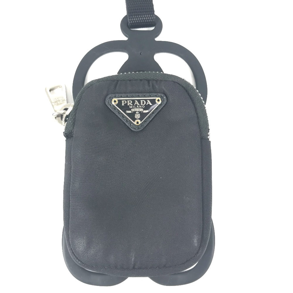 Mobile Case Triangle Plate Mens(Unisex) Handbag Nylon Black Travel Bag