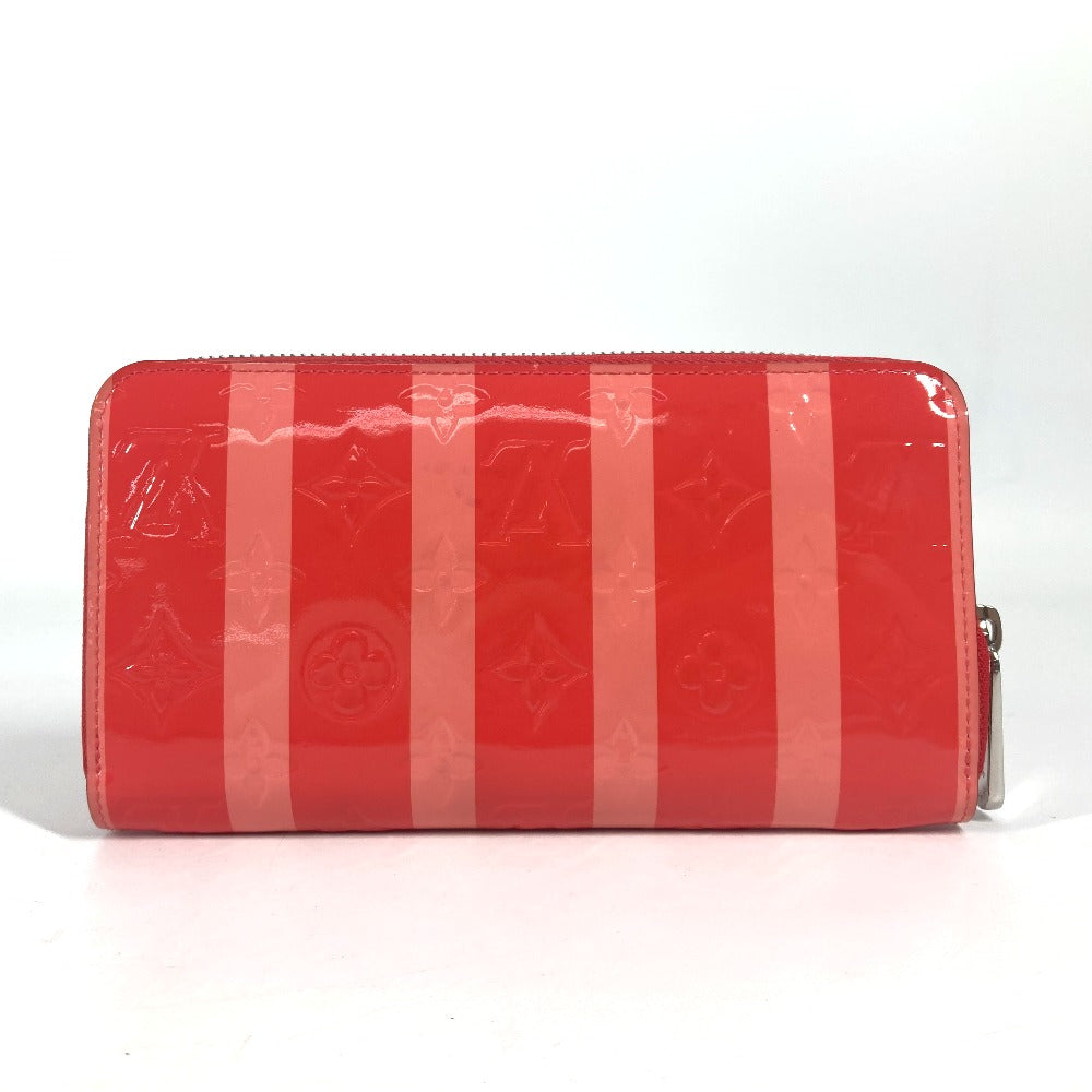 Louis Vuitton Long Purse M58036 Vernis Monogram Pink Wallet Case