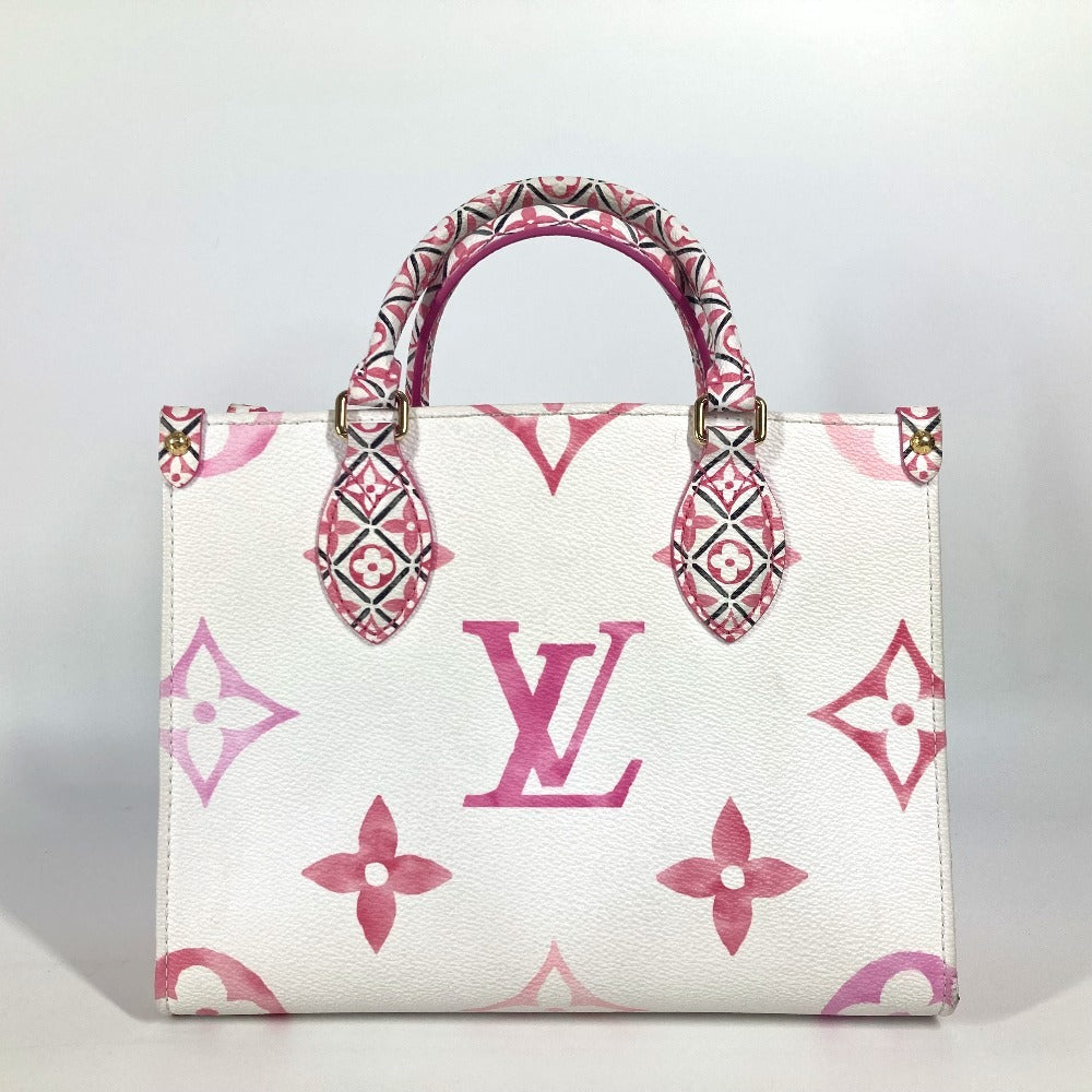 Louis Vuitton M22976 visor pool On Go Monogram Canvas Pink Shoulder Bag