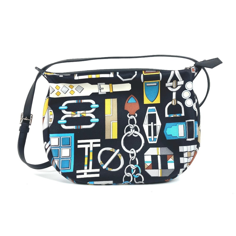 Shoulder Bag Silk, Swift Sursoie Togo Women Black