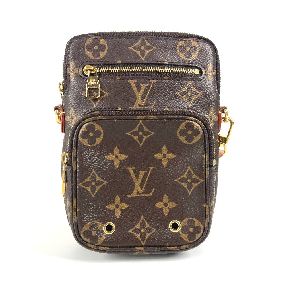 Louis Vuitton M80746 Utility Monogram Canvas Brown Crossbody Bag G 6
