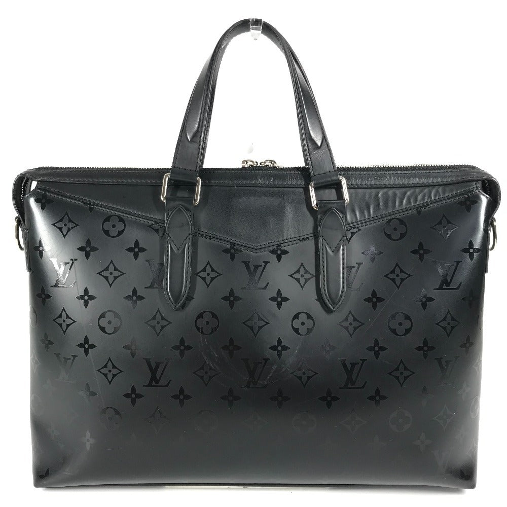 Louis Vuitton Business M40529 Illusion Briefcase Monogram Leather Black Handbag