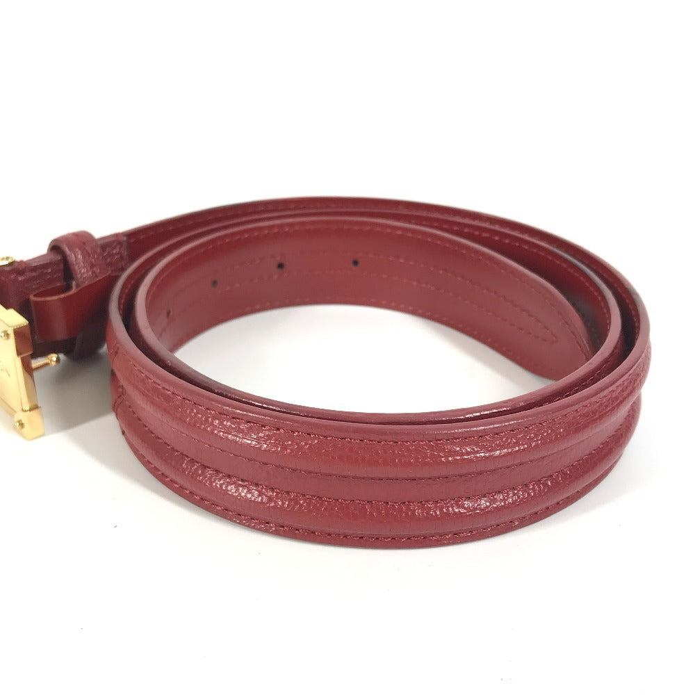 Louis Vuitton M9816U Suhari Santur Pandora Leather Red Belt