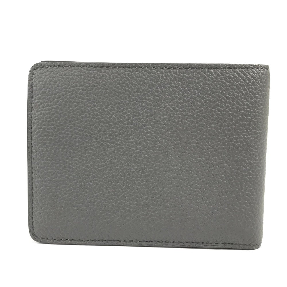 Louis Vuitton Folded M81026 Aerogram Portefeuille Multripru Leather Calf Gray Wallet Case