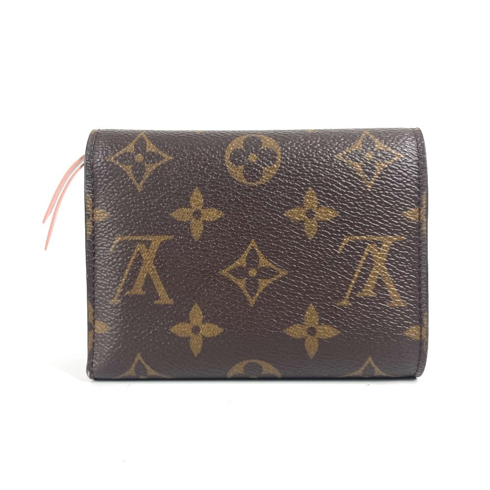 Louis Vuitton Trifold M62360 Portefeuille Victorine Monogram Canvas Brown Wallet Case