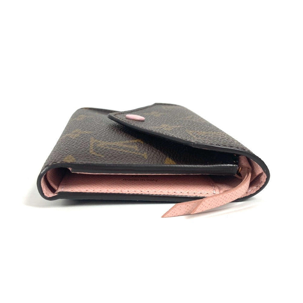 Louis Vuitton Trifold M62360 Portefeuille Victorine Monogram Canvas Brown Wallet Case